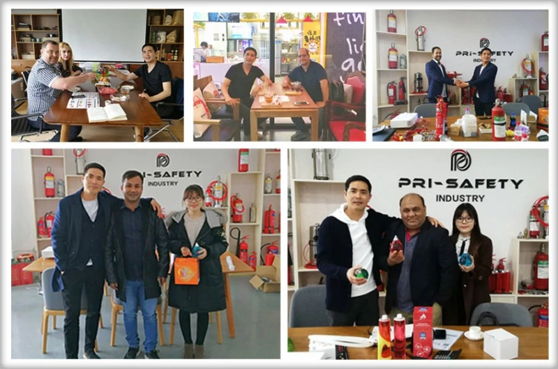 Kaster brannslokkingsapparat Escape Ball fra fabrikk