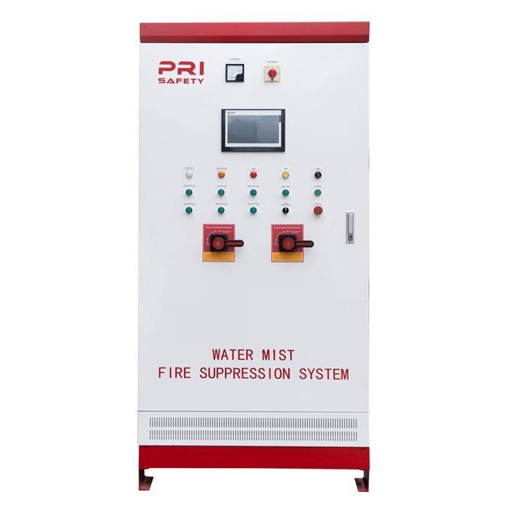 Eco-Friendly NFPA 750 Water Mist System High Pressure Water Mist Fire Extinguishing System For Commercial Buildings